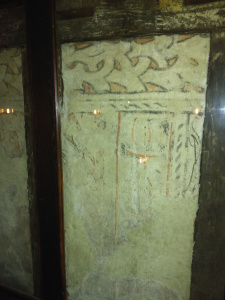 15thc stencil painted walls