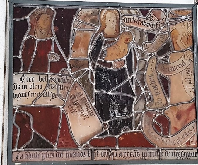 sakralt fönster motiv