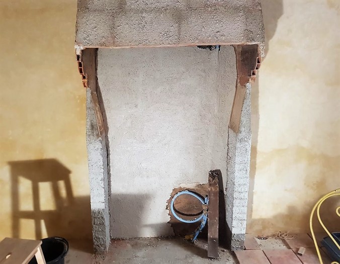 cheminee nästan klar