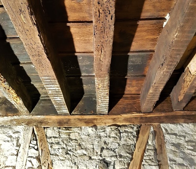 Sodablästrat salstak Aude