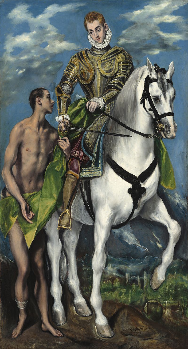 El_Greco_-_San_Martín_y_el_mendigo